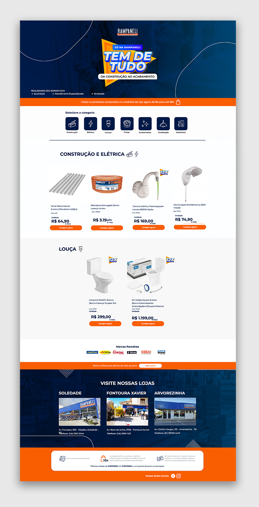 svg+xml;charset=utf em Rampaneli - Líder da Construção ao Acabamento Site Rampaneli Tem Tudo