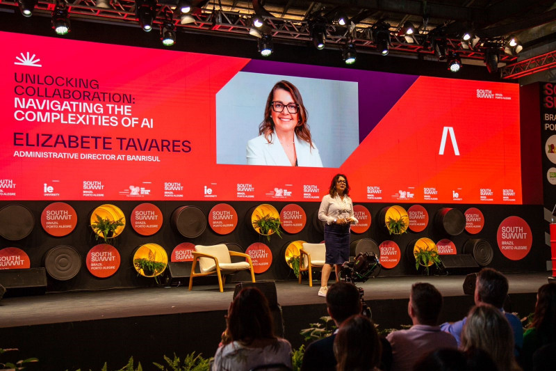 IA na liderança: Diretora do Banrisul discute inovação no South Summit Brazil