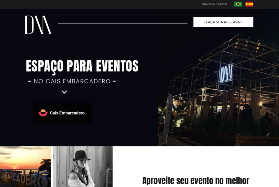 Landing Page DW Wine Bar
