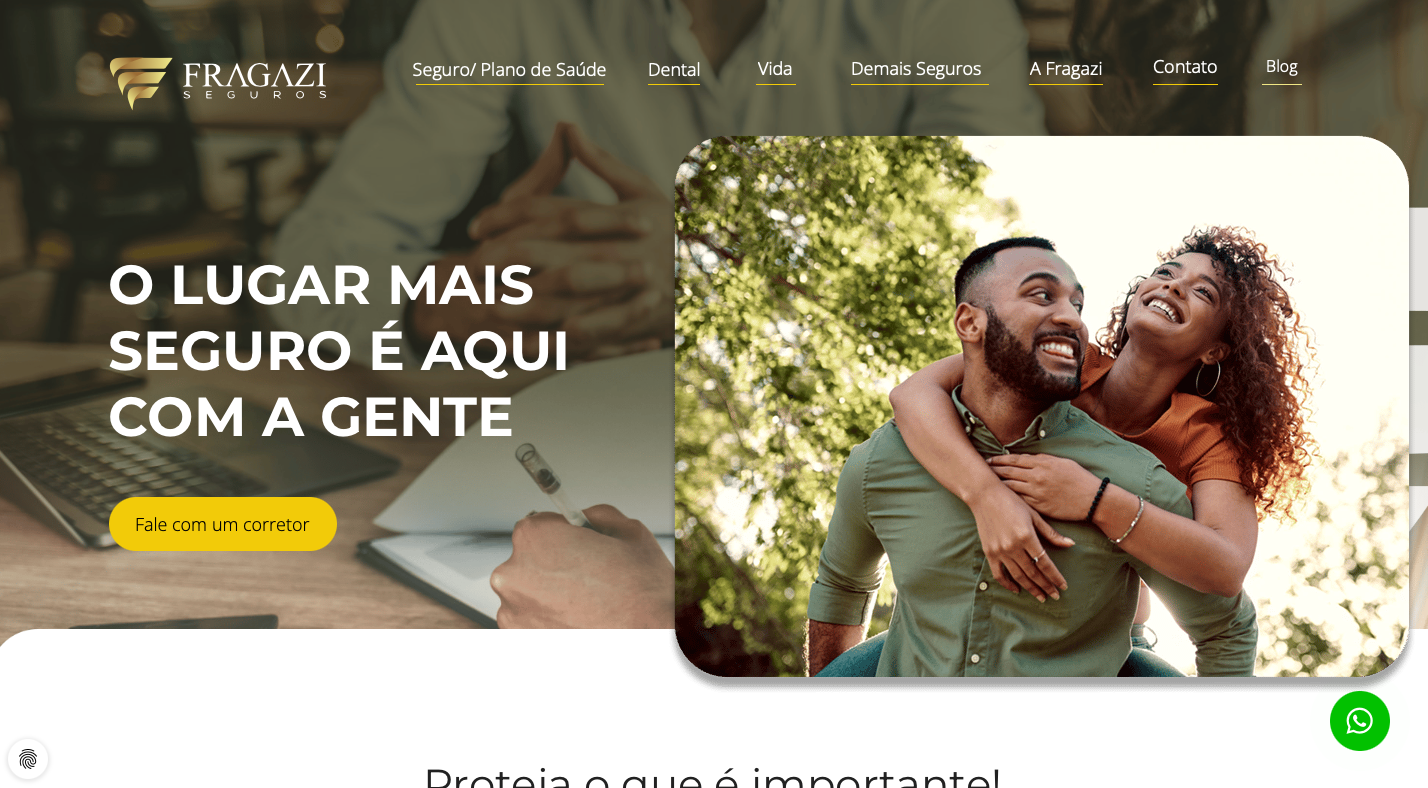 svg+xml;charset=utf em Marketing de Performance Digital Smart Data Landing Page Fragazi Corretora de Seguros