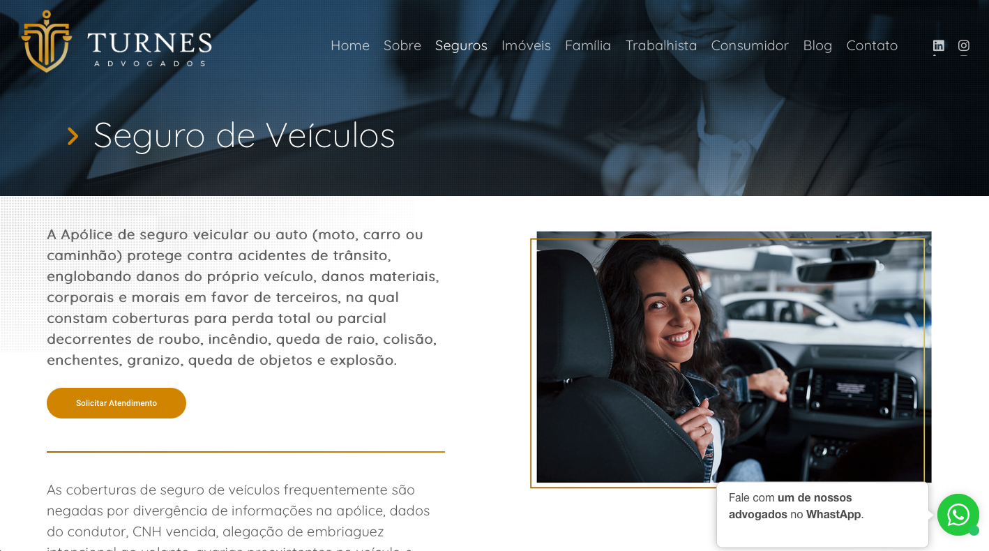 site-turnes-advogados2 Site Turnes Advogados Seguro de Veículos