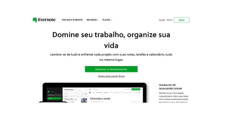 formula consagrada copy evernote no Hello Mídia